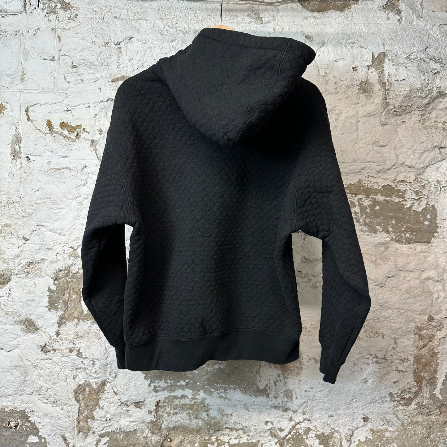 Supreme Small Spell Quilted Hoodie Black Sz S