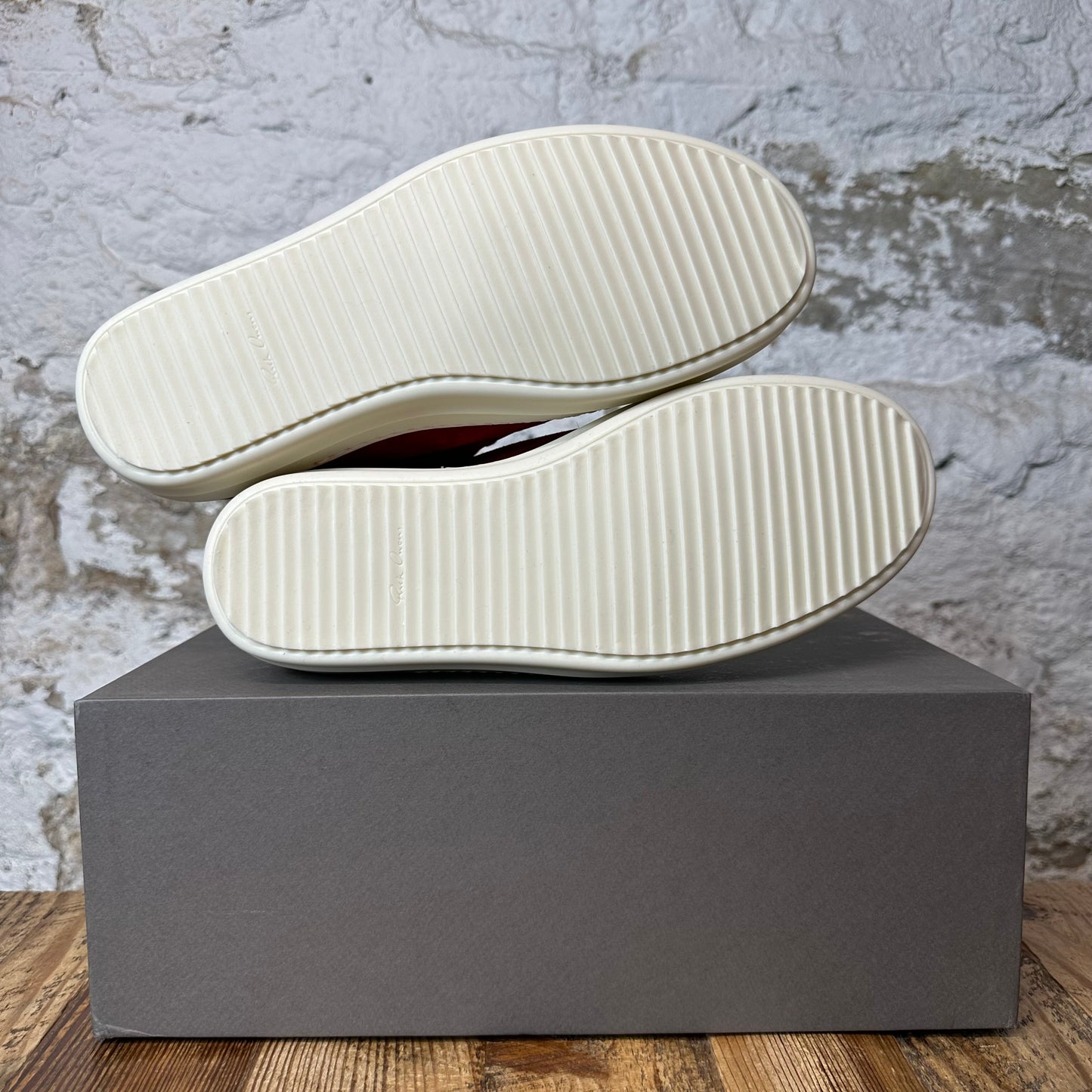 Rick Owens Carnelian Milk Sneaker DS