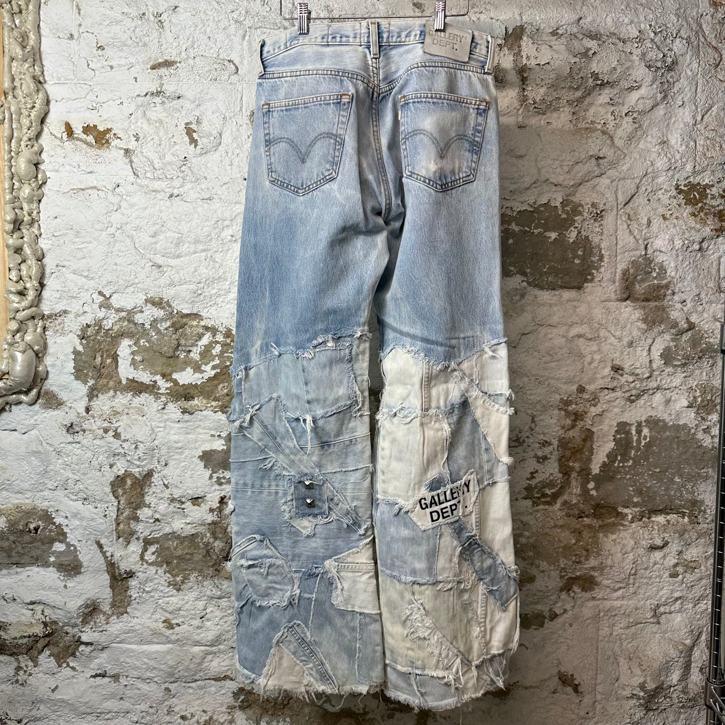 Gallery Department Jesse Reconstructed Flare Jeans Sz 31