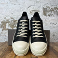 Rick Owens Black Leather Milk Sneaker DS