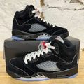 Air Jordan 5 Black Metallic Reimagined Sz 5.5Y DS