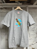 Supreme Jet Grey T-Shirt Sz M DS