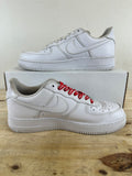 Nike Air Force 1 Low Supreme White Sz 10