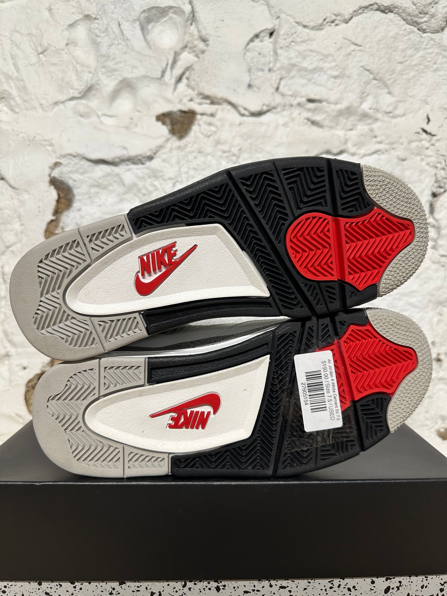 Air Jordan 4 White Cement Sz 7.5