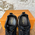 Louis Vuitton Black Brown Runaway Sneaker Sz 8 (39.5LV)