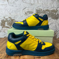 Off-White Out Of Office Yellow Navy Sneaker Sz 10 (43)