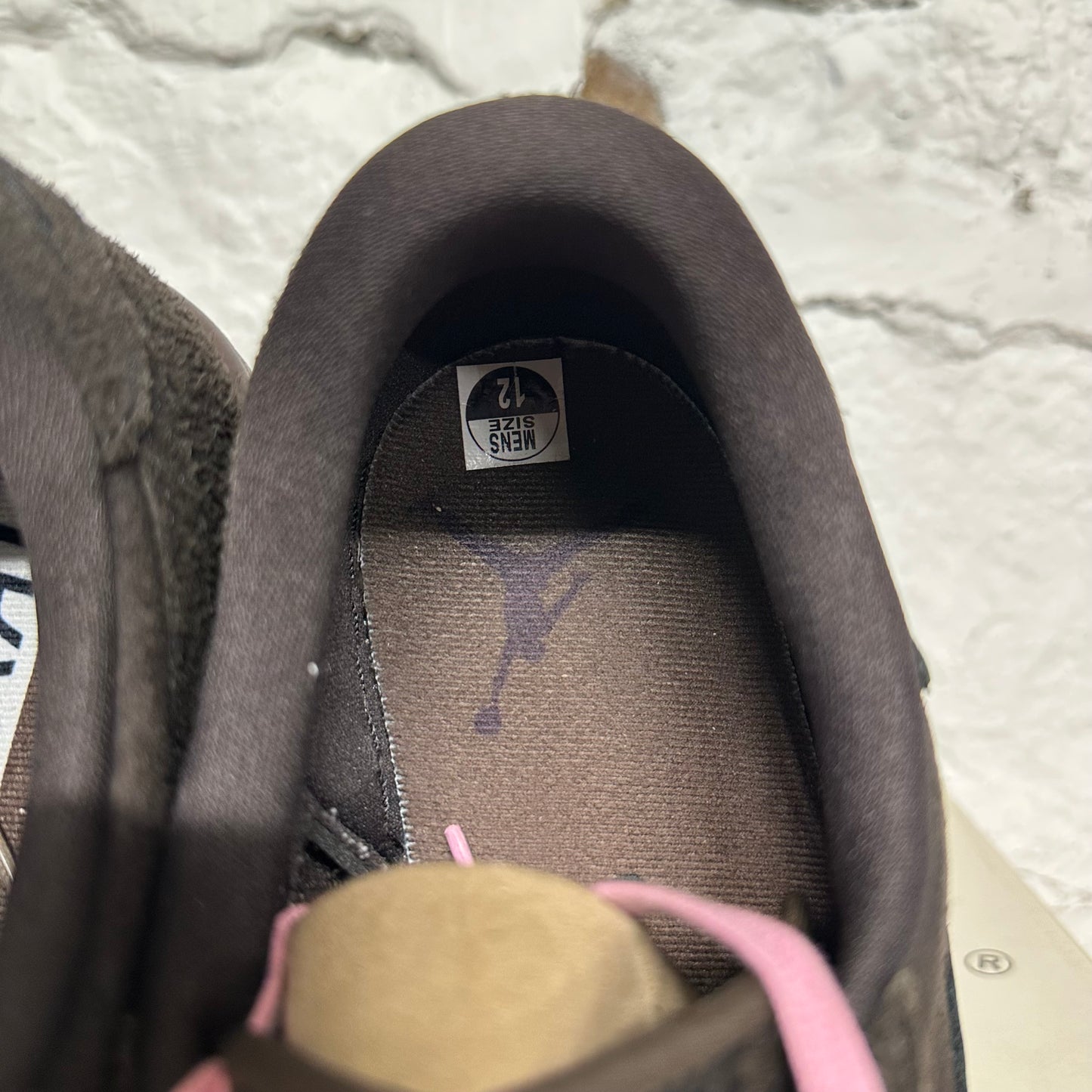 Air Jordan 1 Low Travis Scott Velvet Brown Sz 12