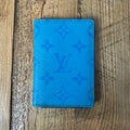 Louis Vuitton Taurillon Turquoise Pocket Organizer