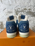 Louis Vuitton Blue Denim Trainer Sz 11 (10LV)