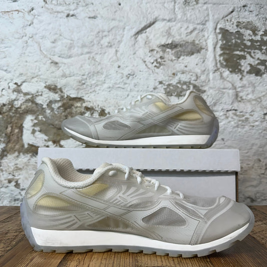 Bottega Veneta Transparent White Orbit Sneaker Sz 12 (45)