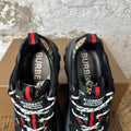 Burberry Arthur Floral Black Grey Red Sneaker Sz 9 (42)
