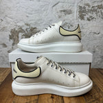 Alexander Mcqueen Spellout Cream Tab White Sneaker Sz 9 (42) No Box