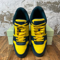 Off-White Out Of Office Yellow Navy Sneaker Sz 10 (43)