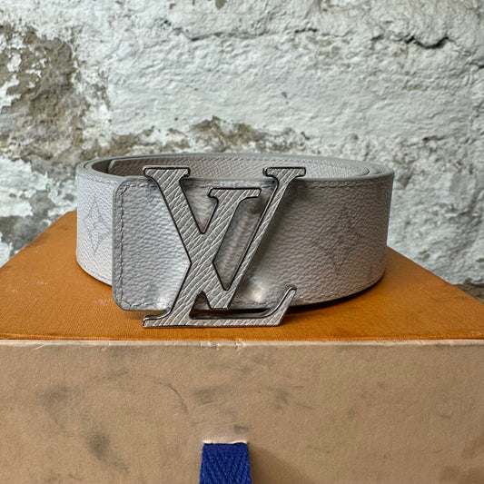 Louis Vuitton White Monogram Belt Sz (90/36) W/ Box