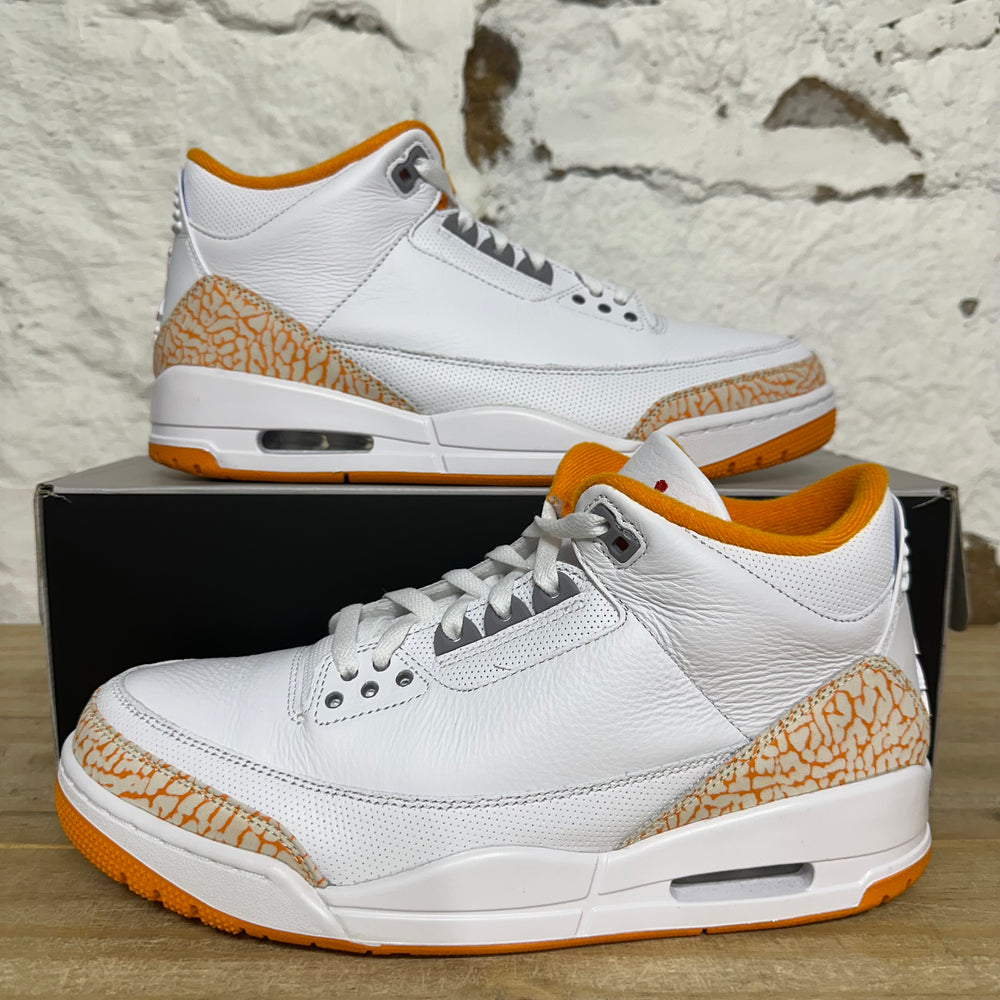 Air Jordan 3 Orange Citrus Sz 10.5 (12W)
