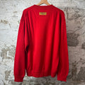 Louis Vuitton Red Cashmere Sweater Sz XL