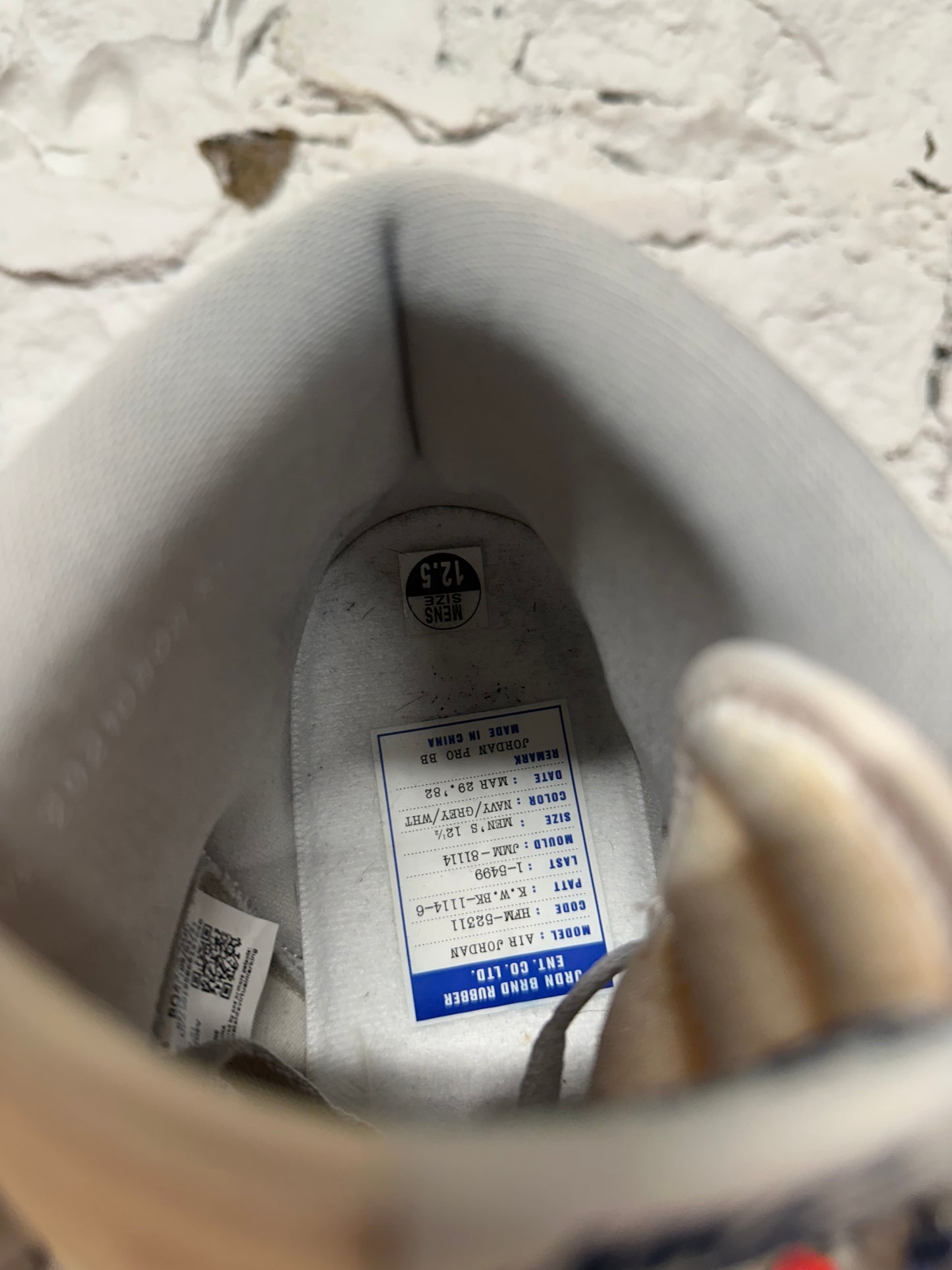 Air Jordan 1 85 Georgetown Sz 12.5