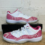 Air Jordan 11 Low Pink Snakeskin Sz 9.5 (11W)