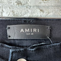 Amiri Paint Splatter Black Denim Jeans Sz 29