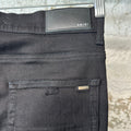 Amiri Blue Gradient Bones Black Denim Jeans Sz 31