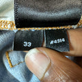 Amiri Plain Dark Blue Denim Jeans Sz 33