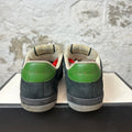 Gucci Red Green Stripe Black Screener Sneaker Sz 8.5