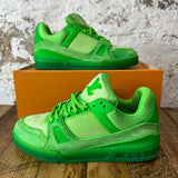 Louis Vuitton Neon Green Trainer Sz 10.5 (9LV)