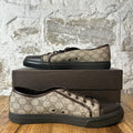 Gucci Brown Canvas GG Monogram Sneaker Sz 13