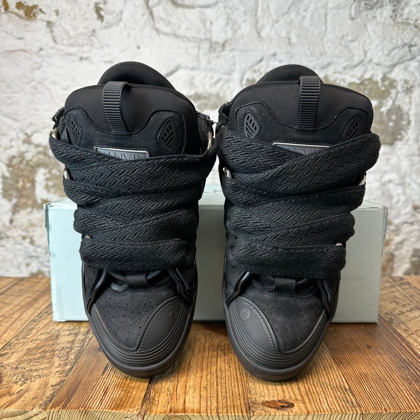 Lanvin Curb Triple Black Sneaker Sz 10 (43)