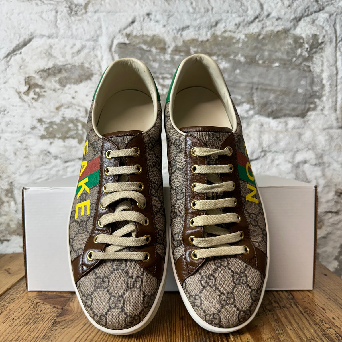 Gucci GG Monogram Not Fake Ace Sneaker Sz 8.5