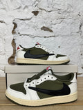 Air Jordan 1 Low Travis Scott Medium Olive Sz 6 DS