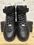 Nike Air Force 1 Mid Supreme Black Sz 9