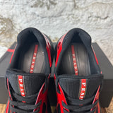 Prada Americas Cup Red Patent Black Sz 10