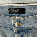 Amiri Paisley Flames Blue Denim Jeans Sz 32