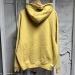 FOG Essentials Yellow Front Spellout Hoodie Sz M