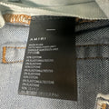 Amiri MX1 Crystal Washed Blue Denim Jeans Sz 34