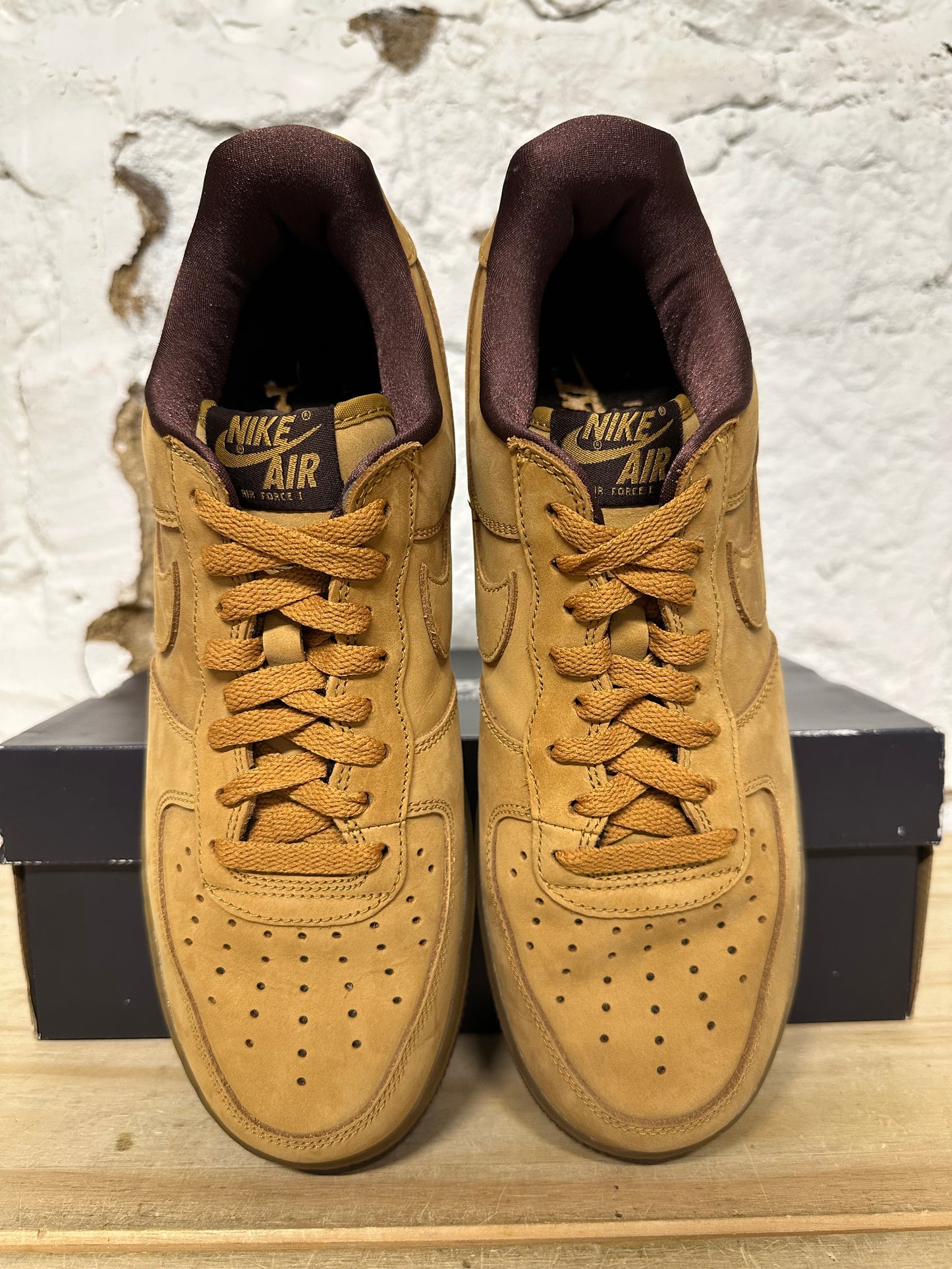 Nike Air Force 1 Wheat Dark Mocha Sz 8.5
