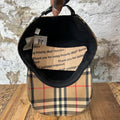 Burberry Check Tan Plaid Hat Sz L
