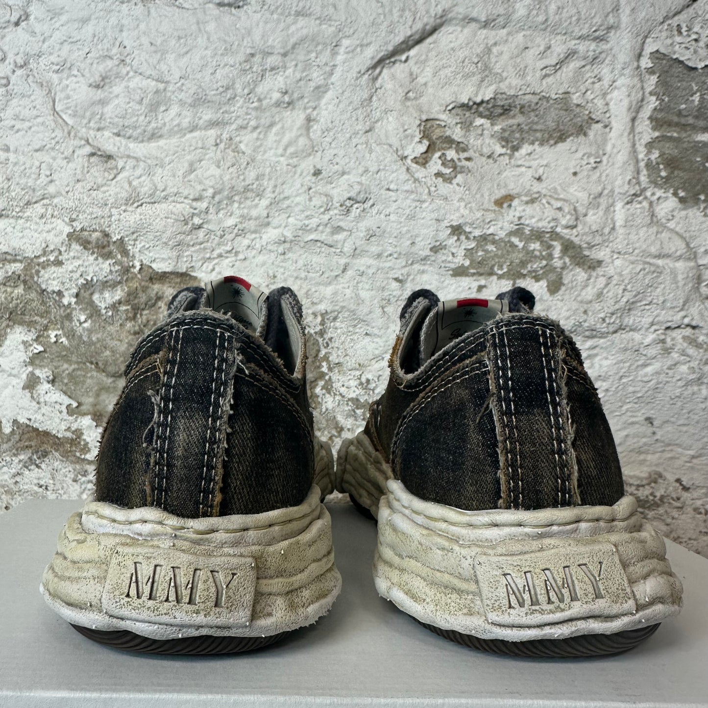 Maison Mihara Peterson 23 Vintage Black Cream Sneaker Sz 7 (40)