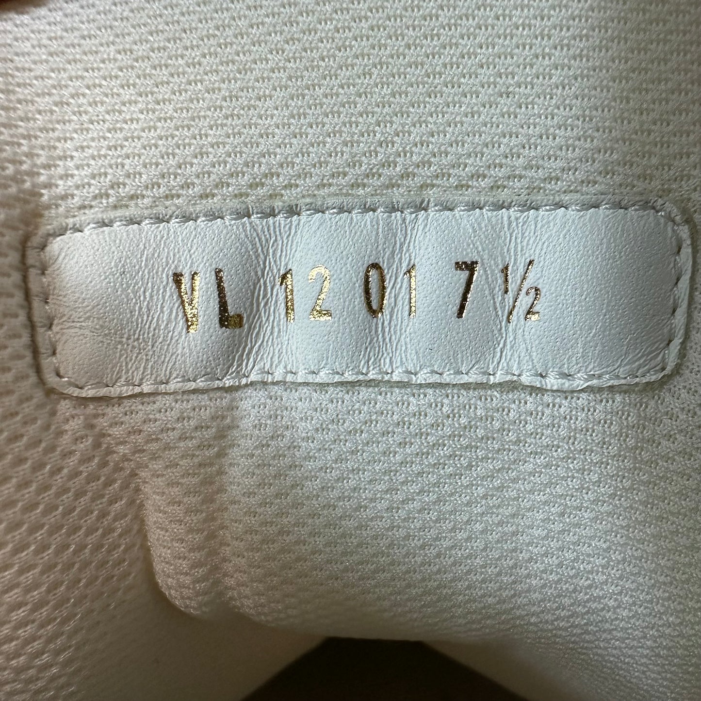 Louis Vuitton Green White Trainer Sneaker Sz 9 (7.5LV)