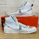 Nike Blazer Mid Sacai White Grey Sz 10.5