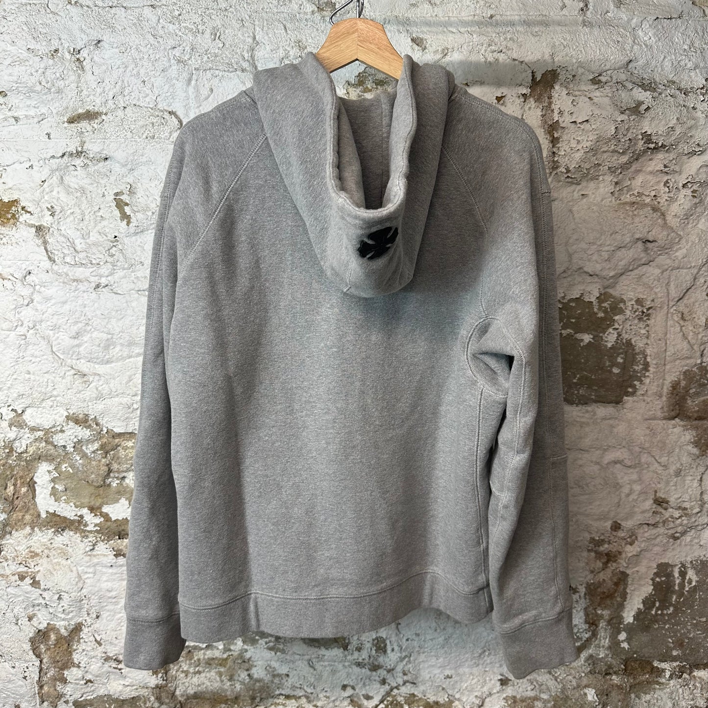 Chrome Hearts Y Not GRP Grey Zip Up Hoodie Sz M