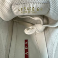 Prada Americas Cup Aviation Blue Grey White Sneaker Sz 8.5