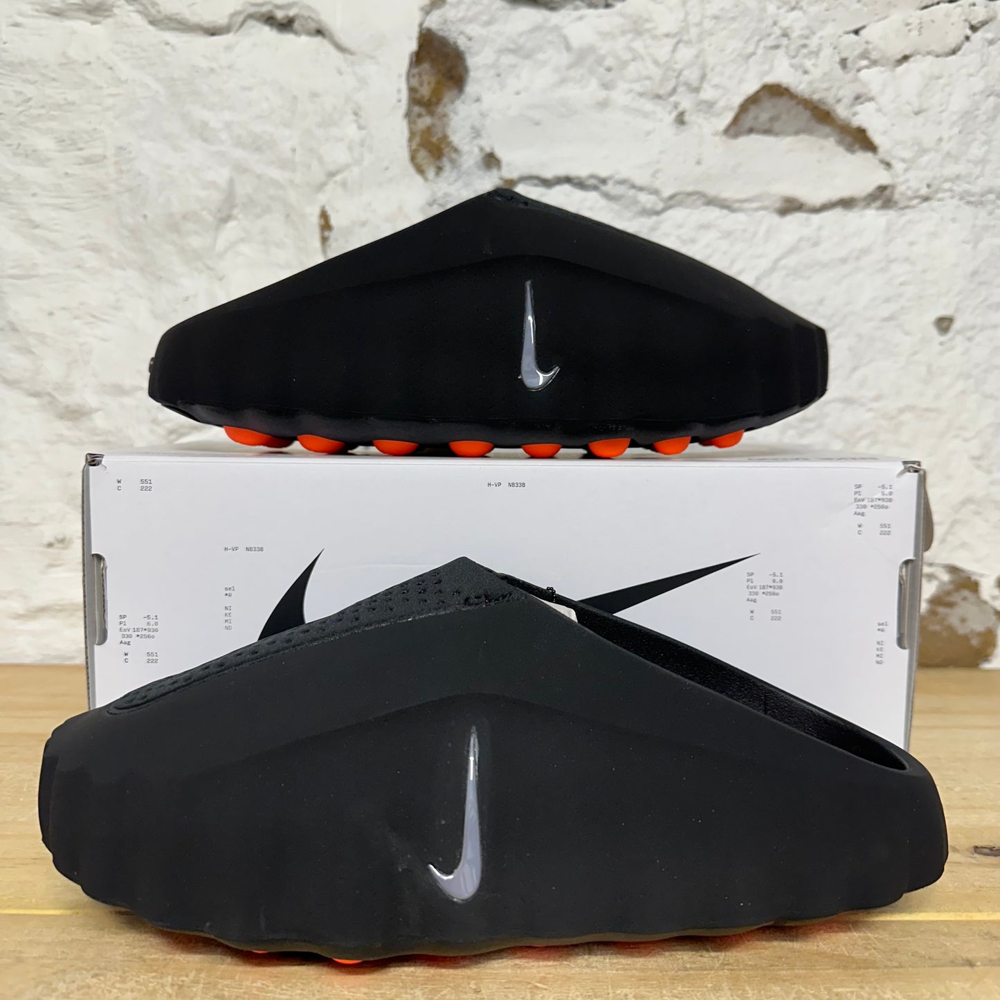Nike Mind Slide 001 Black Chrome Sz 10 DS