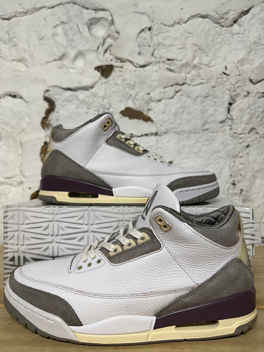 Air Jordan 3 A Ma Maniere White Sz 11 (12.5W)