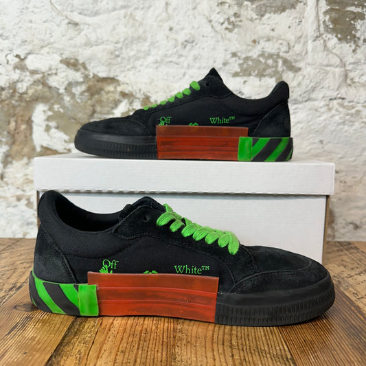 Off White Green Arrow Black Vulc Sneaker Sz 8 (41)