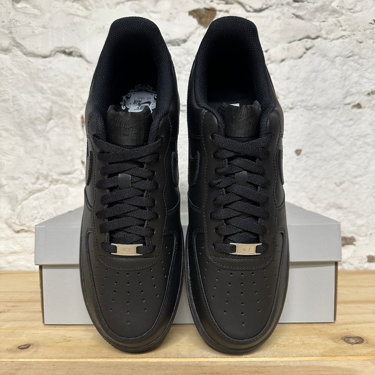 Nike Air Force 1 Low Black 07 Sz 11.5 DS