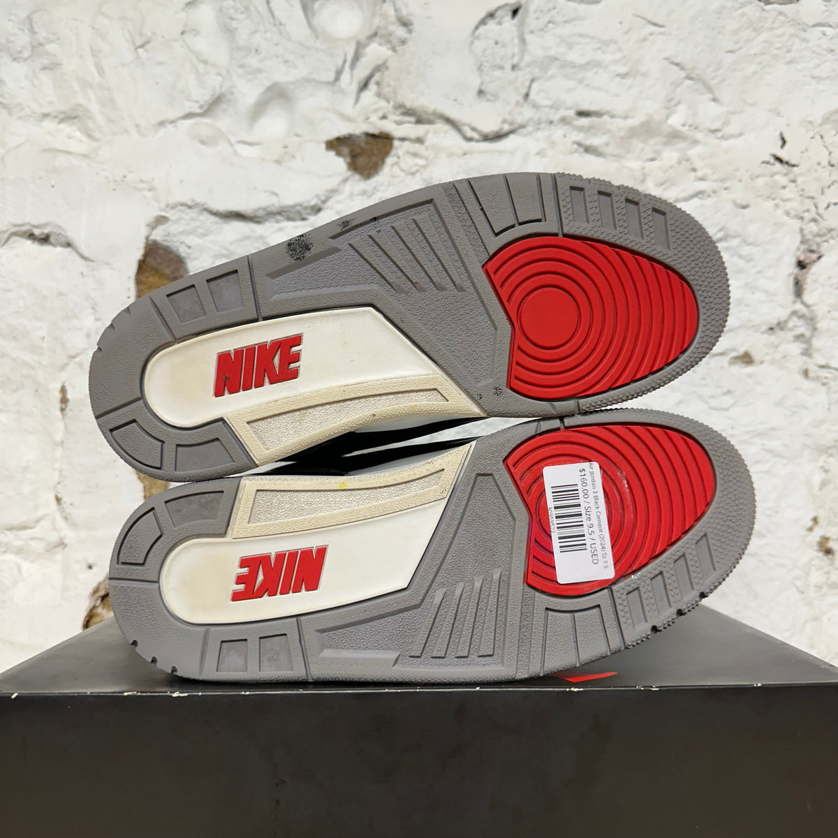 Air Jordan 3 Black Cement (2024) Sz 9.5