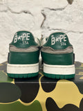 A Bathing Ape Bape SK8 Sta Green Grey Sz 9.5