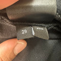 Amiri Knee Rip Faded Black Denim Jeans Sz 29